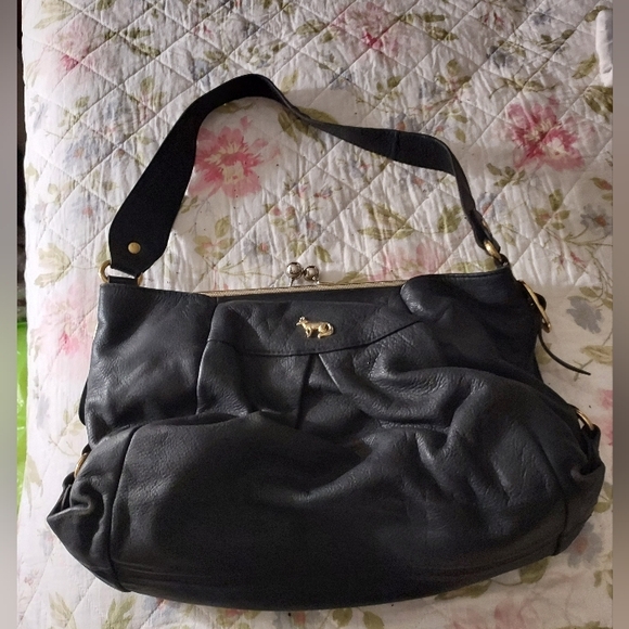 EMMA FOX Black Bag Pre-owned - Picture 2 of 16